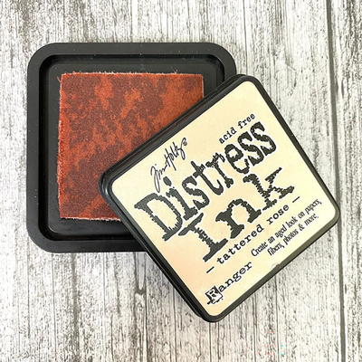 Tampon encreur de détresse Tim Holtz, ambre fossilisé