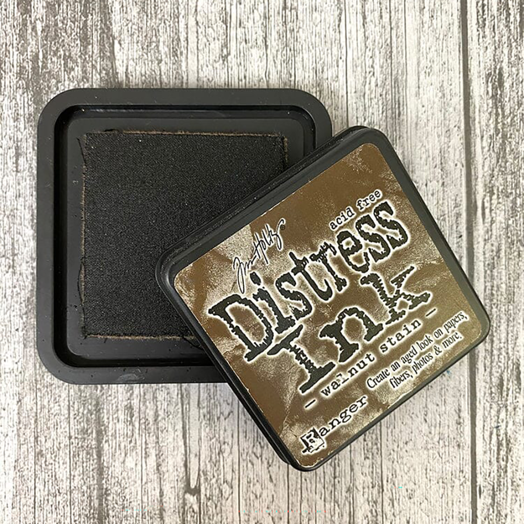Tampon encreur de détresse Tim Holtz, ambre fossilisé