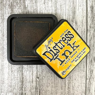 Almohadilla de tinta Tim Holtz Distress, ámbar fosilizado