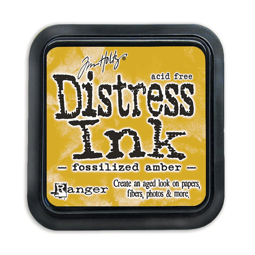 Almohadilla de tinta Tim Holtz Distress, ámbar fosilizado