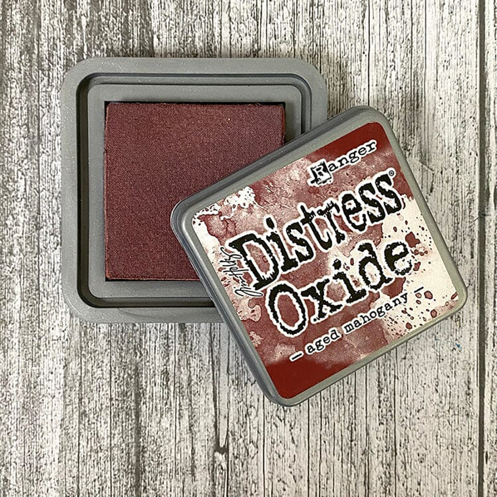 Almohadilla de tinta Tim Holtz Distress, caoba envejecida