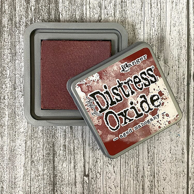 Almohadilla de tinta Tim Holtz Distress, caoba envejecida