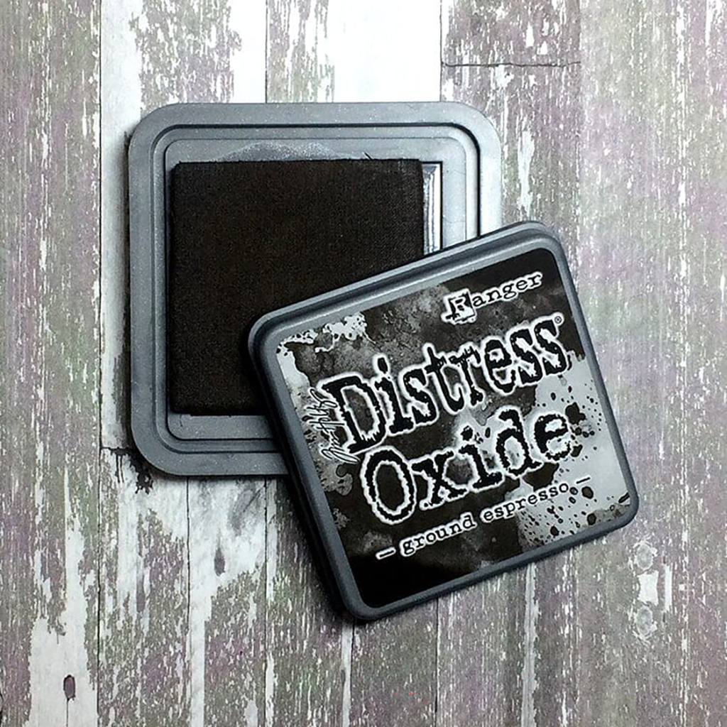Tampon encreur de détresse Tim Holtz, ambre fossilisé
