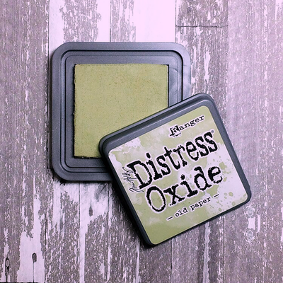 Tampon encreur de détresse Tim Holtz, ambre fossilisé