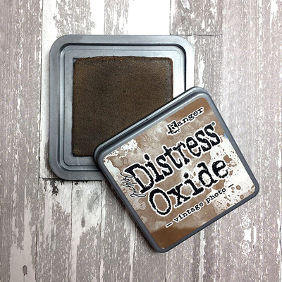 Tampon encreur de détresse Tim Holtz, ambre fossilisé