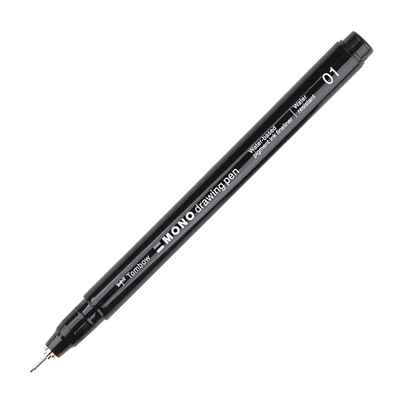 Tombow MONO Drawing Pen, Black Ink - 0.1mm