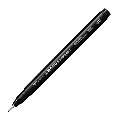 Tombow MONO Drawing Pen, Black Ink - 0.5mm