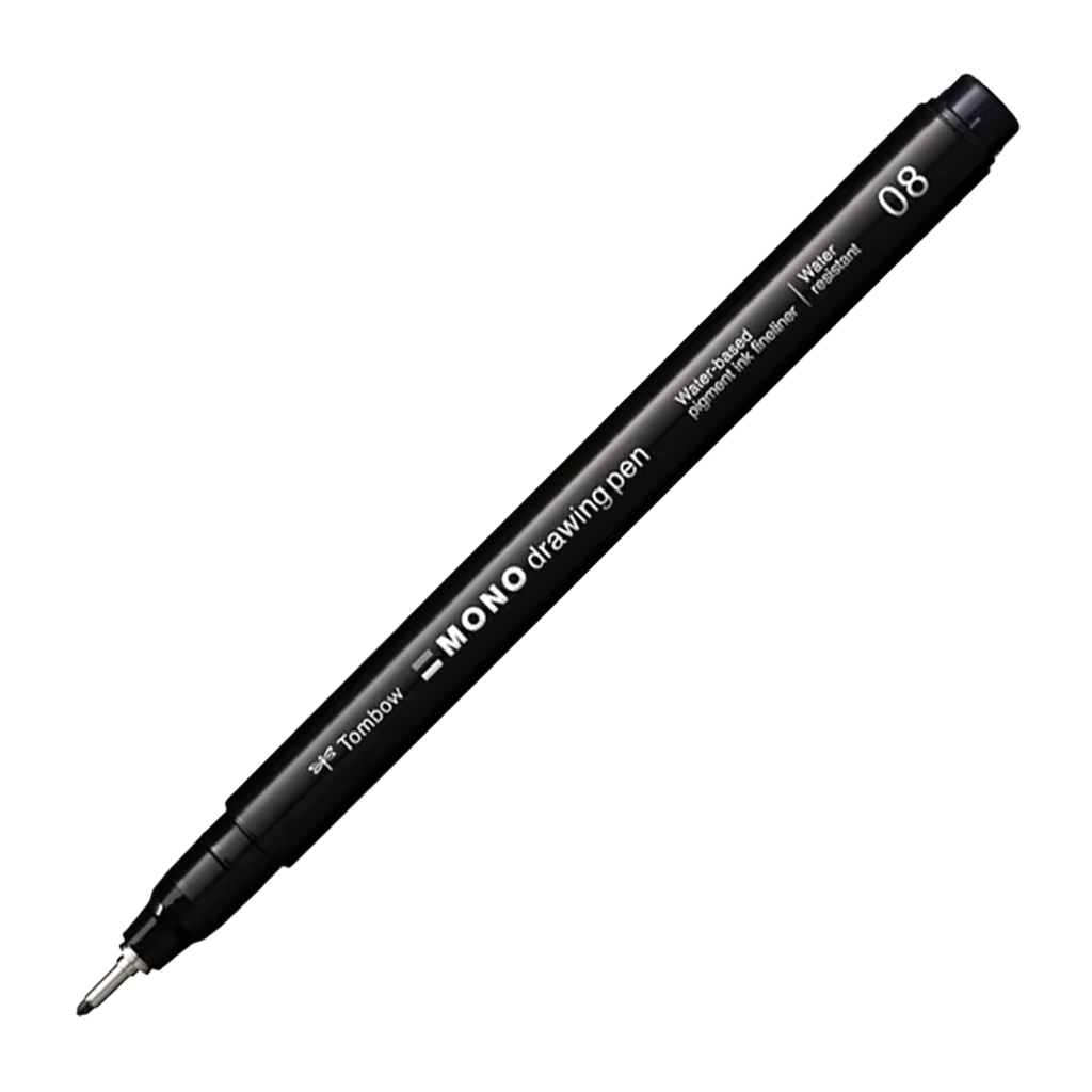 Bolígrafo de dibujo Tombow MONO, 0,8 mm