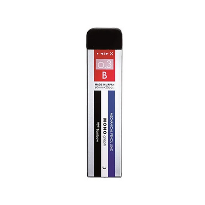 Tombow MONO Graph Pencil Lead Refills, 0.3mm