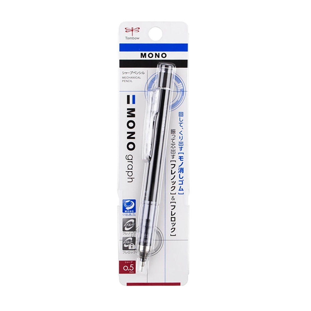 Tombow MONO Graph Mechanical Pencil, 0.5mm - Black