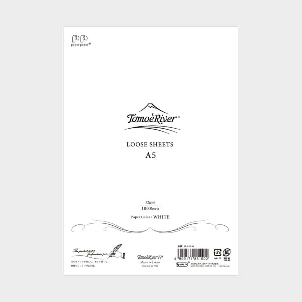 Tomoe River Loose Leaf 52gsm Paper, A5, White