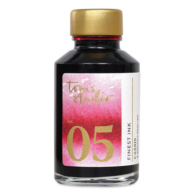 Tom's Studio Fountain Pen Ink, 50ml Bottle - Cassis