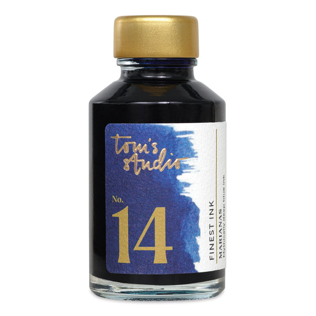 Tom's Studio Fountain Pen Ink, 50ml Bottle - Marianas