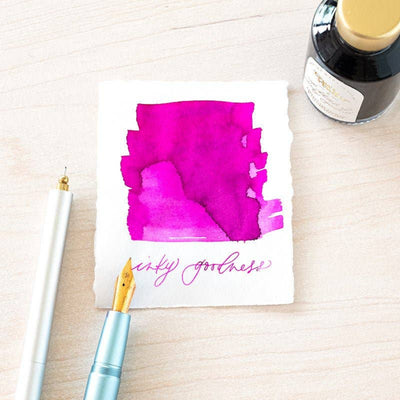 Tom's Studio Fountain Pen Ink, 50ml Bottle - Raspberry Sorbet