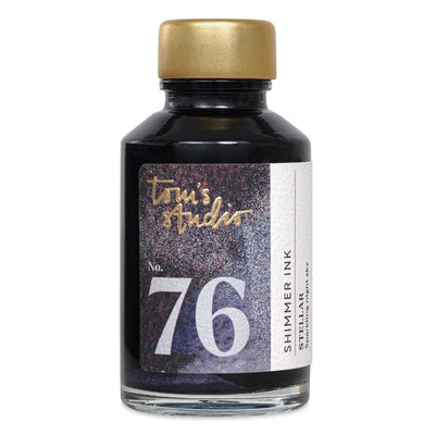 Tom's Studio Fountain Pen Ink, 50ml Bottle - Stellar (Shimmer)