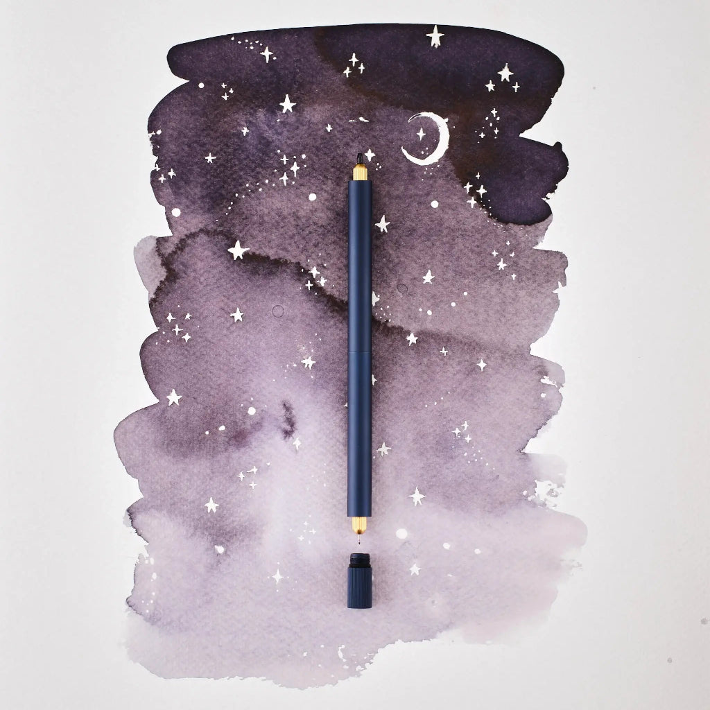 Tom's Studio Lumos Pro Duo Tip Pen, Midnight