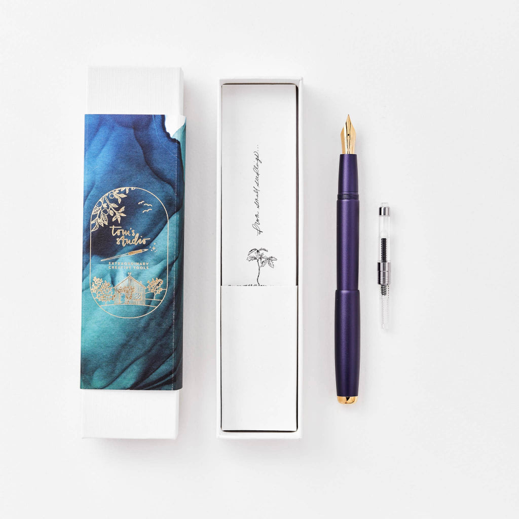 Tom's Studio The Studio Fountain Pen, Iris