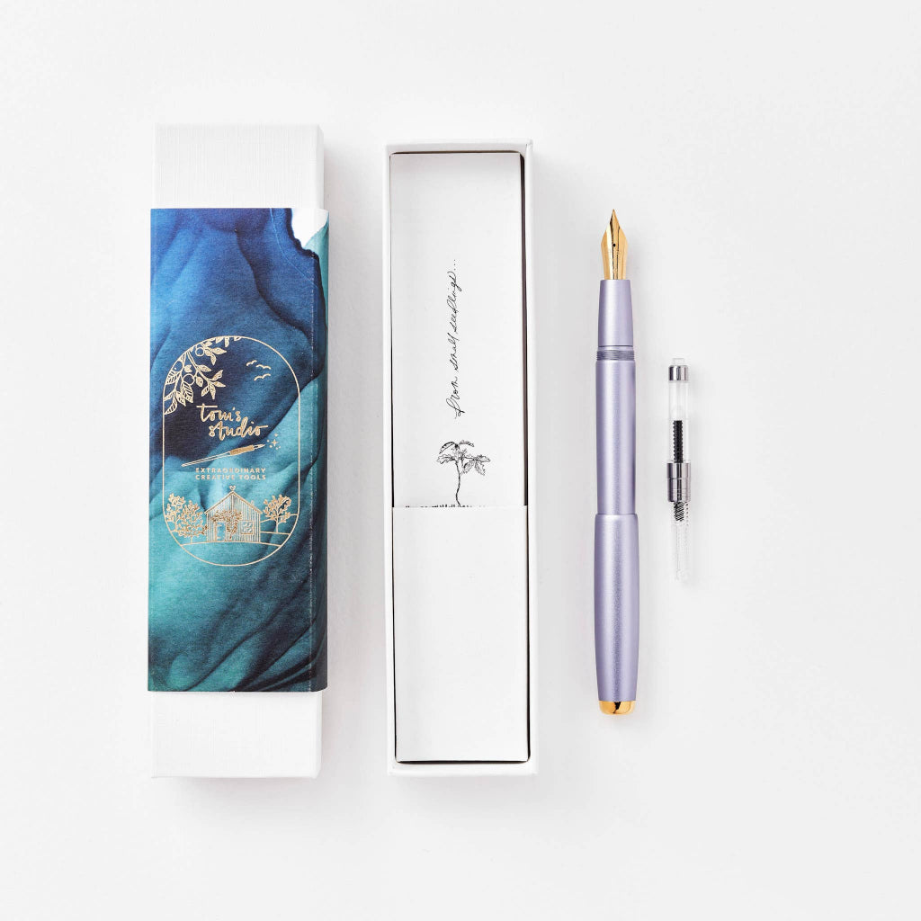 Tom's Studio The Studio Fountain Pen, Lilac