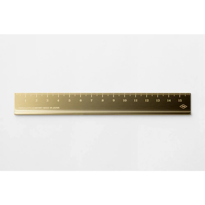 Travelers' Company Brass Ruler