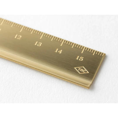 Travelers' Company Brass Ruler