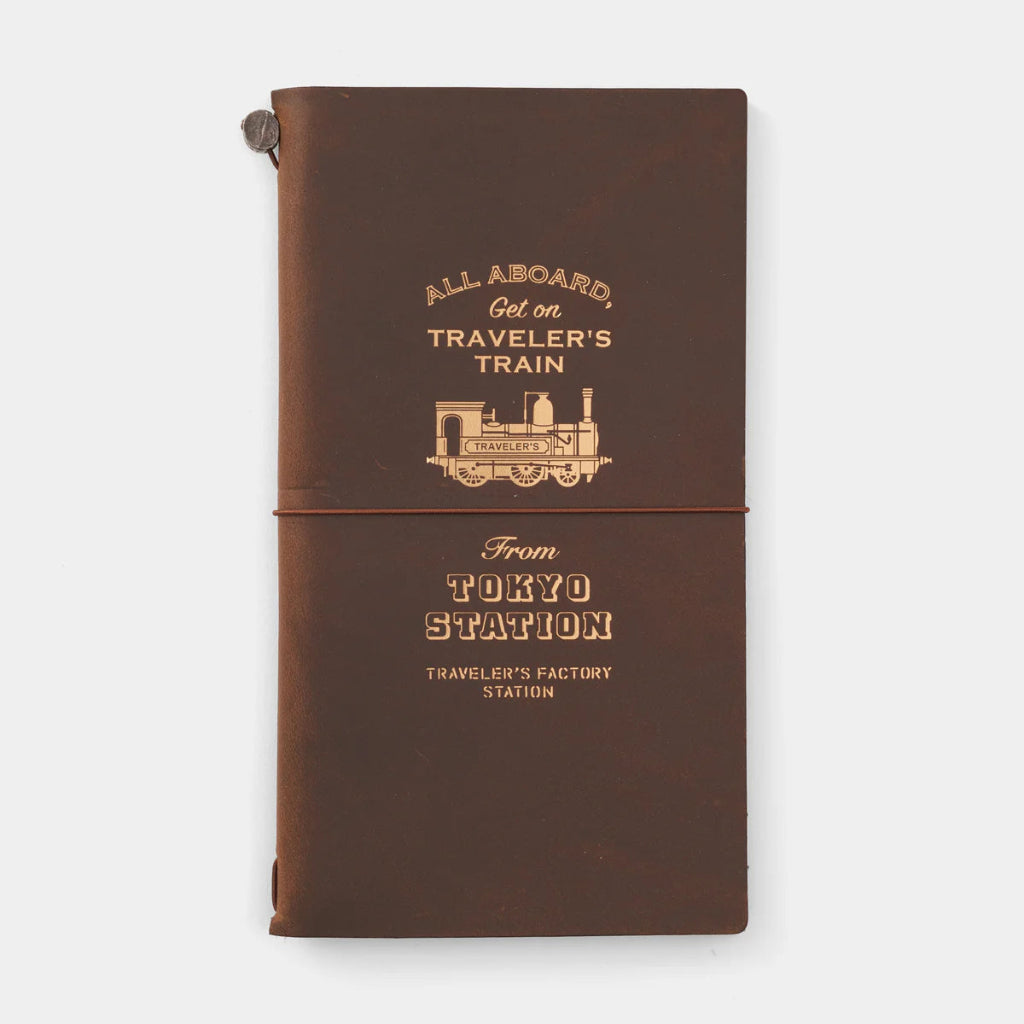 Traveler's Company Regular Notebook Starter Kit, Traveler's Train - Brown