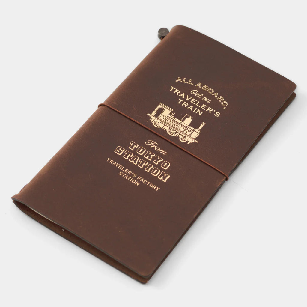 Traveler's Company Regular Notebook Starter Kit, Traveler's Train - Brown