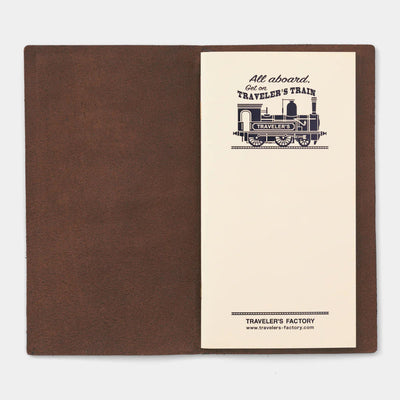 Traveler's Company Regular Notebook Starter Kit, Traveler's Train - Brown