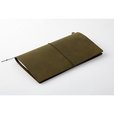 Traveler's Notebook Olive Starter Kit, Regular Size, Olive Color, Image 6