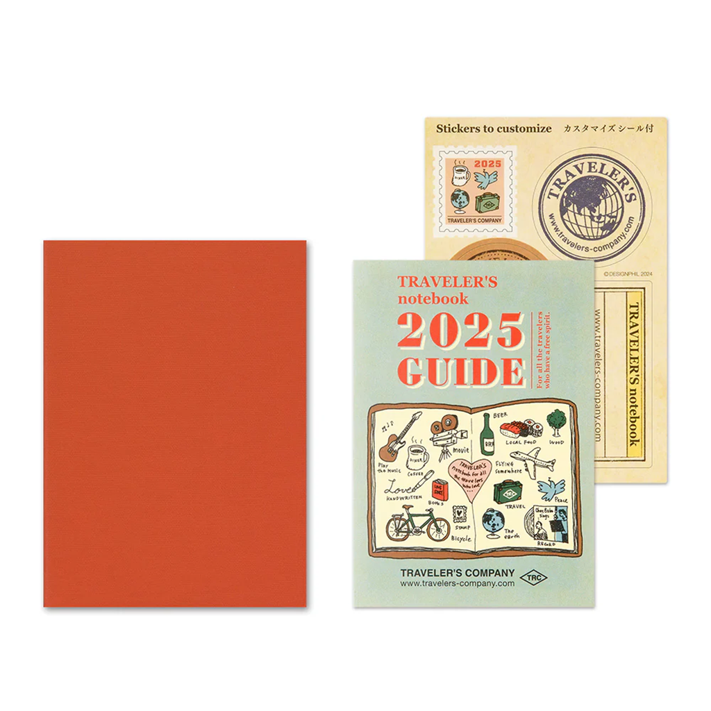 Traveler's Notebook 2025 Diary Monthly Calendar, Passport Size