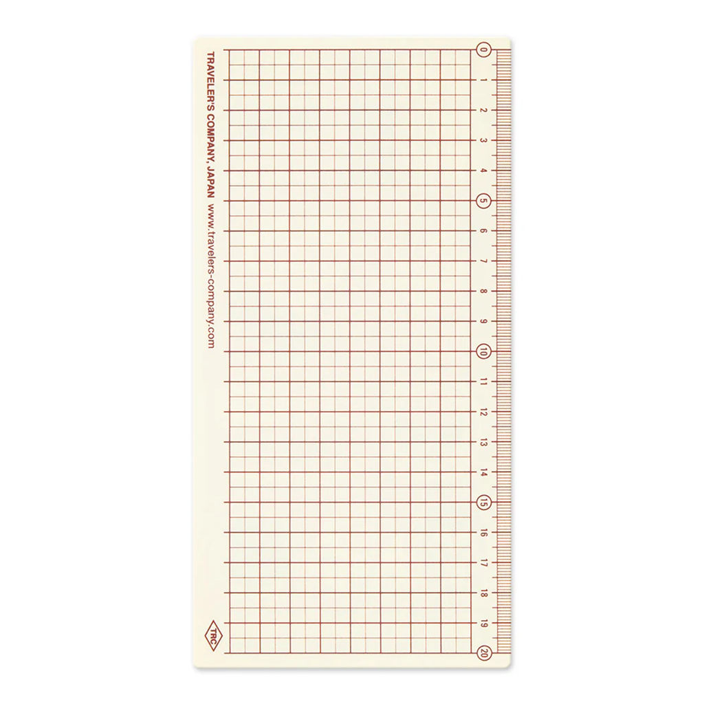 Traveler's Notebook 2025 Diary Plastic Sheet, Regular Size