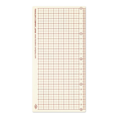 Traveler's Notebook 2025 Diary Plastic Sheet, Regular Size