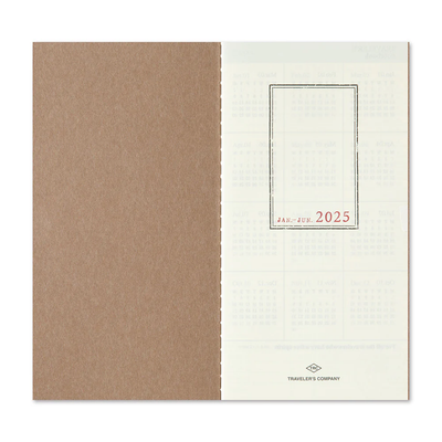 Traveler's Notebook 2025 Diary Weekly Vertical, Regular Size