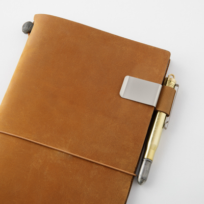 Accessoire pour carnet de voyage 016, porte-stylo marron