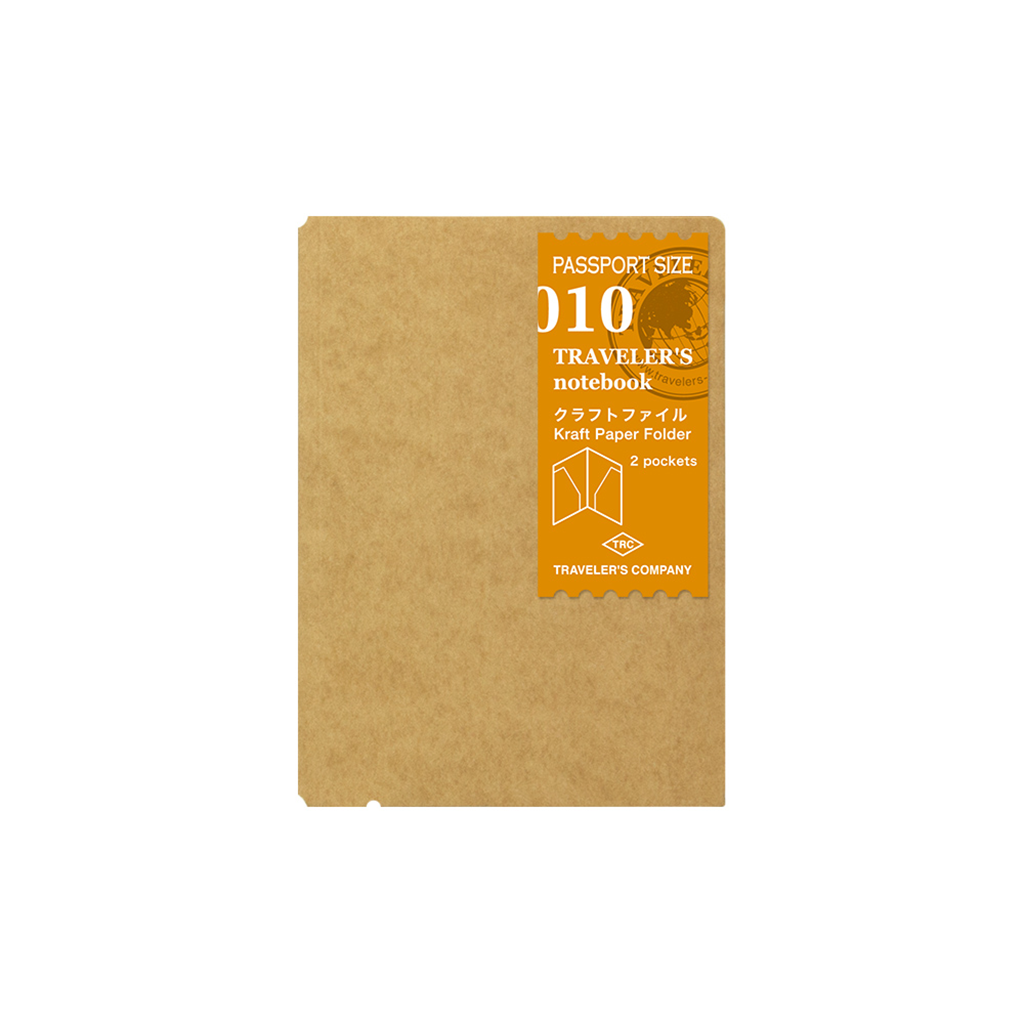 Traveler's Notebook Passport Accessory 010, Kraft Folder