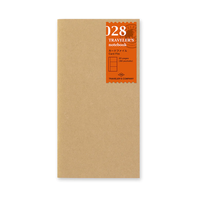 Traveler's Notebook Regular Accessory 028, Card File