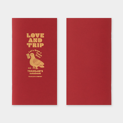 Traveler's Notebook Regular Refill, Blank - Love and Trip