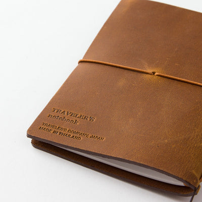 Traveler's Notebook Starter Kit, Passport Size, Camel