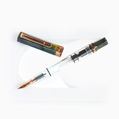 TWSBI ECO Fountain Pen, Serpentine w/ Bronze