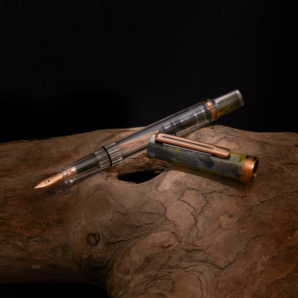 TWSBI ECO Fountain Pen, Serpentine w/ Bronze