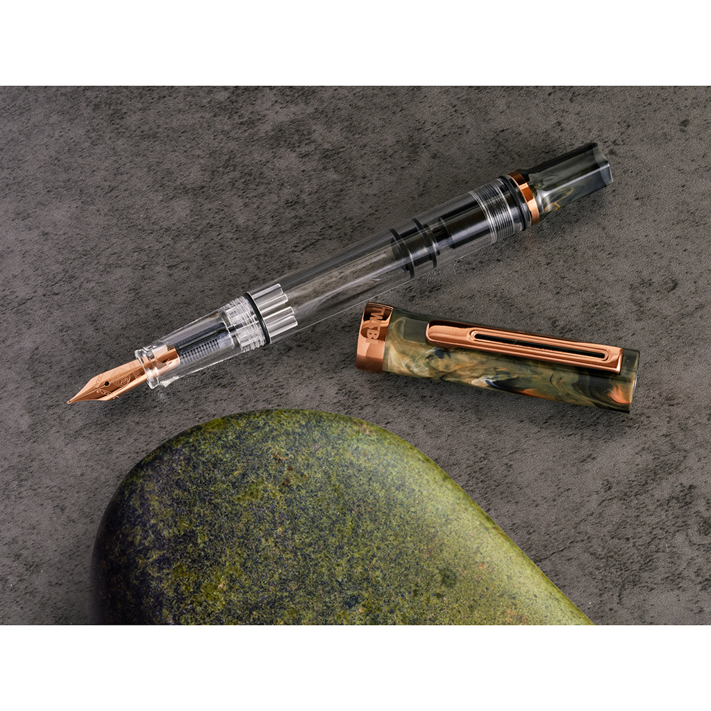 TWSBI ECO Fountain Pen, Serpentine w/ Bronze