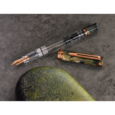 TWSBI ECO Fountain Pen, Serpentine w/ Bronze