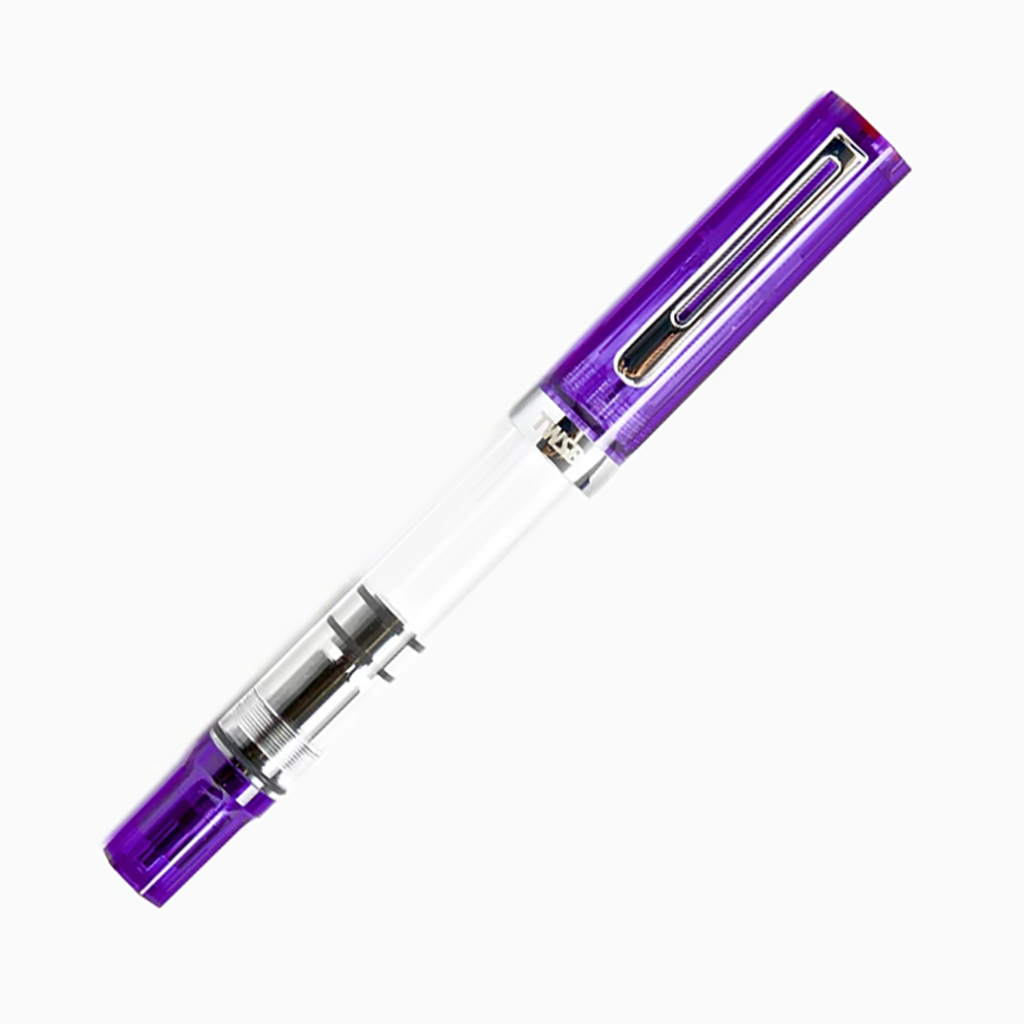 Pluma estilográfica TWSBI ECO, color morado transparente