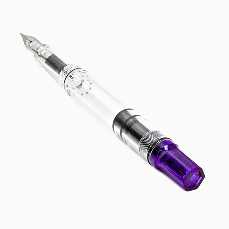 Pluma estilográfica TWSBI ECO, color morado transparente