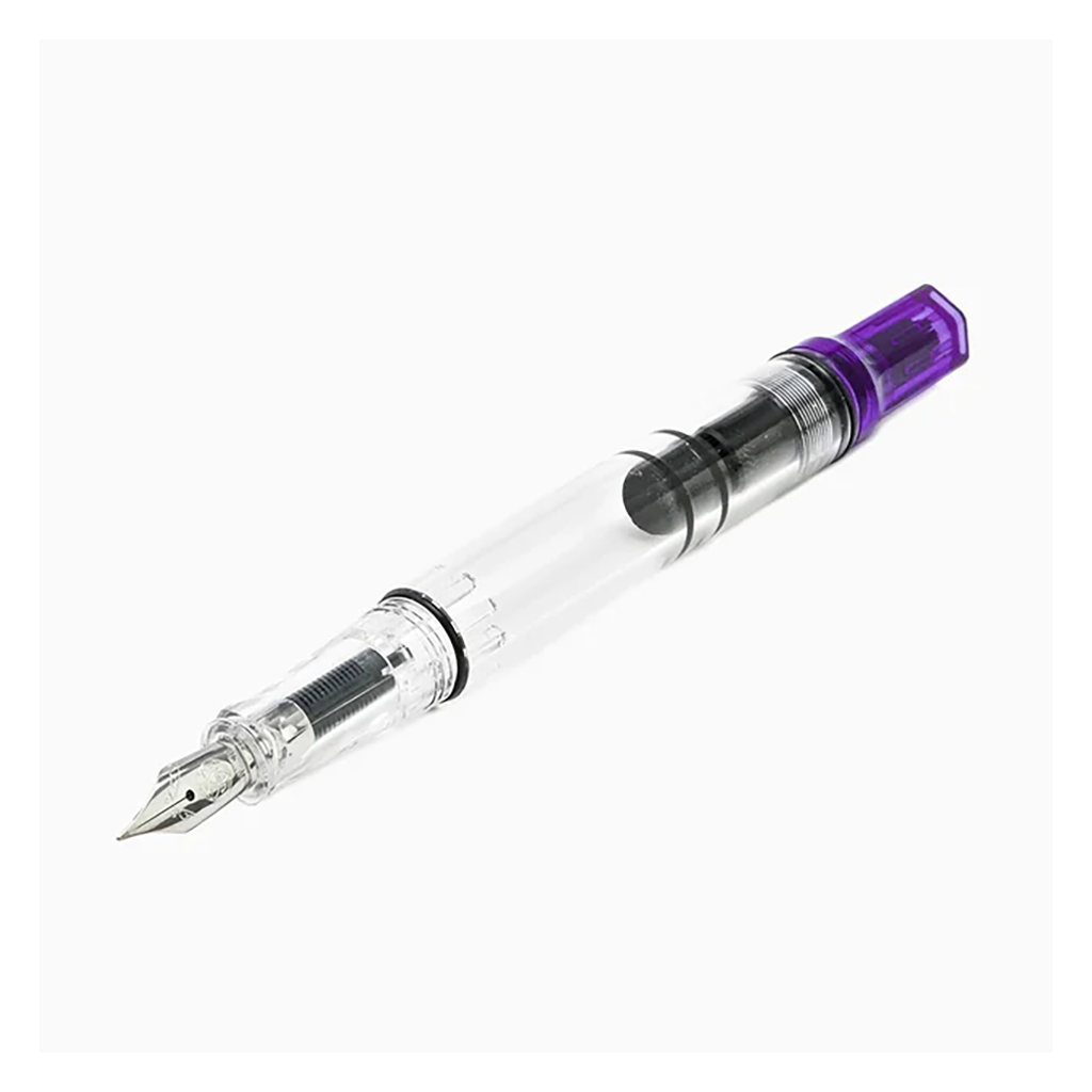 Pluma estilográfica TWSBI ECO, color morado transparente