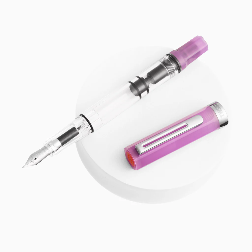 Pluma estilográfica TWSBI ECO Glow, color morado