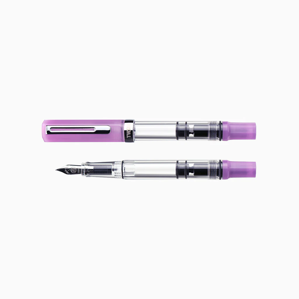 Pluma estilográfica TWSBI ECO Glow, color morado