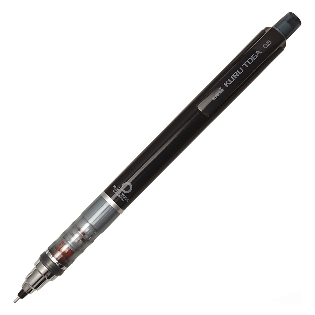 Uni Kuru Toga Mechanical Pencil, 0.5mm - Black