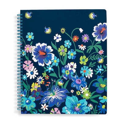 Vera Bradley Carnet avec poche, Moonlight Gardens