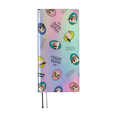 Hobonichi Techo 2026 Weeks - Candy Stripper: Random Dog & Cat (English)