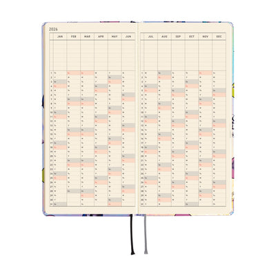Hobonichi Techo 2026 Weeks - Candy Stripper: Random Dog & Cat (English)